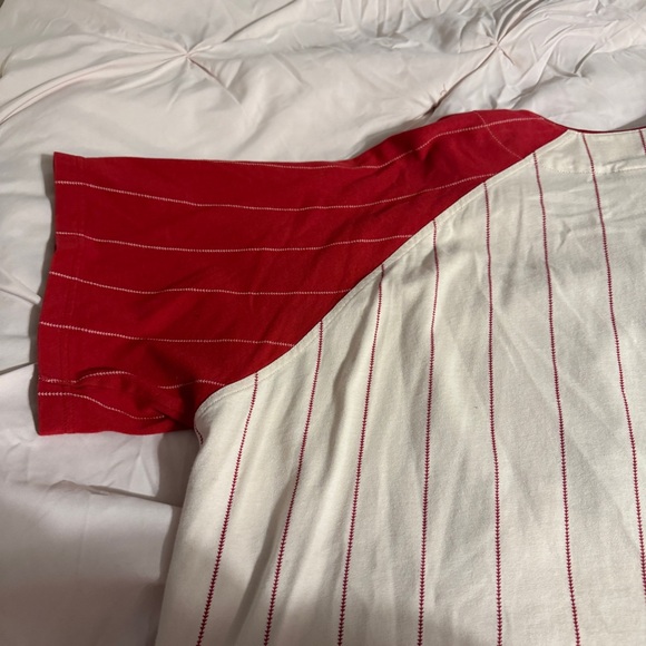 Disney Mickey All Stars Cream and Red Baseball Jersey - Picture 8 of 9